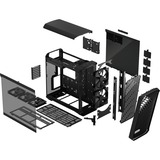 Fractal Design Torrent Tower Nero, Chassis Tower Nero, Tower, PC, Nero, ATX, EATX, ITX, micro ATX, SSI CEB, Vetro temperato, Giocare