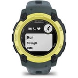 Garmin Instinct E, Smartwatch grigio scuro/Limone verde