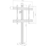 HAGOR 3342, Base per monitor Nero