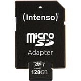 Intenso 128GB microSDXC UHS-I Classe 10, Scheda di memoria 128 GB, MicroSDXC, Classe 10, UHS-I, 90 MB/s, Class 1 (U1)