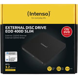 Intenso EOD 400D Slim, Masterizzatore DVD Nero