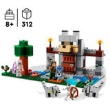 LEGO Minecraft Il castello del Lupo, Giochi di costruzione Set da costruzione, 8 anno/i, Plastica, 312 pz, 504 g