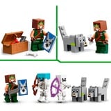 LEGO Minecraft Il castello del Lupo, Giochi di costruzione Set da costruzione, 8 anno/i, Plastica, 312 pz, 504 g