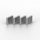 Lindy 40439 clip sicura USB tipo-C Bianco 10 pz, Castello USB tipo-C, Bianco, 10 pz, 10 g