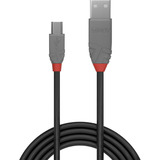 Lindy Cavo USB 2.0 Tipo A a Mini-B, Anthra Line grigio