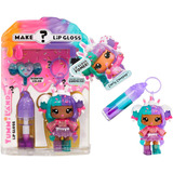 MGA Entertainment Yummiland Mystery Lip Gloss Doll - Carly Cakepop, Bambola Mini bambola, Femmina, 4 anno/i, Bambino/Bambina, Multicolore