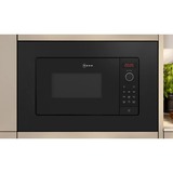 Neff HLAWG26S3 forno a microonde Nero Solo microonde Da incasso 20 L 800 W Da incasso, Solo microonde, 20 L, 800 W, Display incorporato, LED