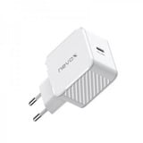 Nevox 45W SINGLE USB-C (PD) QC3.0 Caricatore GaN, Caricabatterie bianco