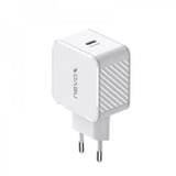 Nevox 45W SINGLE USB-C (PD) QC3.0 Caricatore GaN, Caricabatterie bianco