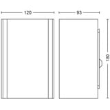 Philips Hue White & Color Ambiance Resonate Lampada da parete per esterni, Luce LED argento