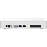 QNAP QHora-301W router wireless 10 Gigabit Ethernet Dual-band (2.4 GHz/5 GHz) Bianco bianco, Wi-Fi 6 (802.11ax), Dual-band (2.4 GHz/5 GHz), Collegamento ethernet LAN, Bianco, Router da tavolo