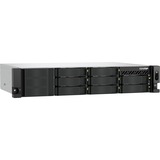 QNAP TS-855EU-8G server NAS e di archiviazione Armadio (2U) Intel Atom® C5125 8 GB DDR4 0 TB QuTS hero Nero NAS, Armadio (2U), Intel Atom®, C5125, 8 GB, DDR4