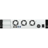 QNAP TS-855EU-8G server NAS e di archiviazione Armadio (2U) Intel Atom® C5125 8 GB DDR4 0 TB QuTS hero Nero NAS, Armadio (2U), Intel Atom®, C5125, 8 GB, DDR4