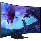 Samsung Monitor Gaming Odyssey Ark 2ª Gen. da 55" UHD Curvo, Monitor di gioco Nero, 139,7 cm (55"), 3840 x 2160 Pixel, 4K Ultra HD, LED, 1 ms, Nero