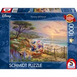 Schmidt Spiele Thomas Kinkade Studios: Disney - Donald e Daisy Un pomeriggio d'anatra, Puzzle 