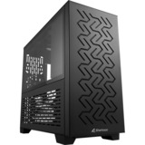 Sharkoon MS-Z1000 Micro Tower Nero, Chassis Tower Nero, Micro Tower, PC, Nero, micro ATX, Mini-ITX, Giocare, 13,5 cm