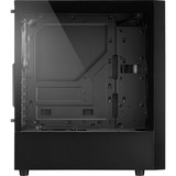 Sharkoon RGB Slider Midi Tower Nero Nero, Midi Tower, PC, Nero, ATX, micro ATX, Mini-ITX, Giocare, 15,7 cm