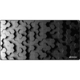 Sharkoon SKILLER SGP30 Big Hex Tappetino per mouse per gioco da computer Nero, Gioco mouse pad grigio chiaro/grigio scuro, Nero, Immagine, Gomma, Tessile, Barra appoggiaferro antiscivolo, Tappetino per mouse per gioco da computer