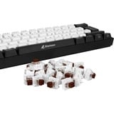 Sharkoon Tactile Kailh Box Brown Interruttori a tastiera, Interruttore a pulsante marrone/trasparente, Interruttori a tastiera, Marrone, Bianco