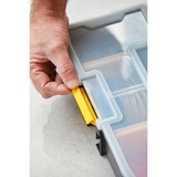 Stanley CUBIX Borsa porta attrezzi Organizer Sort Master Nero/Giallo, Scatola per minuteria, Nero, Trasparente, Giallo, 90 mm, 430 mm, 330 mm