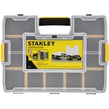 Stanley CUBIX Borsa porta attrezzi Organizer Sort Master Nero/Giallo, Scatola per minuteria, Nero, Trasparente, Giallo, 90 mm, 430 mm, 330 mm