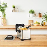 Tefal FR507D, Friggitrice accaio/Nero