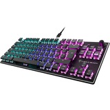 Turtle Beach Vulcan TKL tastiera Gaming USB QWERTZ Tedesco Nero, Tastiera da gioco Nero, Cablato, USB, Interruttore a chiave meccanica, QWERTZ, LED RGB, Nero