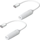 Ubiquiti Cavo di prolunga Easy Cable Cat.6a F/UTP, confezione da 2 bianco