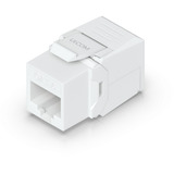 Ubiquiti Modulo Keystone Cat.6, confezione da 12, Modulo di Keystone bianco