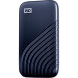 WD My Passport 2000 GB Blu blu, 2000 GB, USB tipo-C, 3.2 Gen 2 (3.1 Gen 2), 1050 MB/s, Protezione della password, Blu