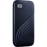 WD My Passport 2000 GB Blu, Disco a stato solido blu, 2000 GB, USB tipo-C, 3.2 Gen 2 (3.1 Gen 2), 1050 MB/s, Protezione della password, Blu