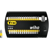 Wiha Set di punte XLSelector Y-Bit 25mm, 31 pezzi, Set di bit Nero/Giallo