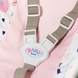 ZAPF Creation BABY born Comfort Seat Flower, Accessori della bambola BABY born Comfort Seat Flower, Sedia da viaggio per bambola, 3 anno/i