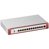 Zyxel USG FLEX 500H firewall (hardware) 10 Gbit/s 10 Gbit/s, 2 Gbit/s, 3500 Mbit/s, 211,3 BTU/h, IKEv2, IPSec, SSL, Cablato
