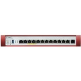 Zyxel USG FLEX 500H firewall (hardware) 10 Gbit/s 10 Gbit/s, 2 Gbit/s, 3500 Mbit/s, 211,3 BTU/h, IKEv2, IPSec, SSL, Cablato