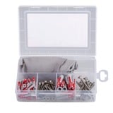 fischer Aiuti pratici Giardino e Casa, Tassello grigio chiaro/Rosso