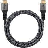goobay Cavo HDMI Plus ad alta velocità con Ethernet, 4K @ 60Hz grigio