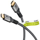 goobay Cavo HDMI Plus ad alta velocità con Ethernet, 4K @ 60Hz grigio