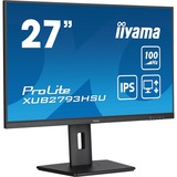 iiyama XUB2793HSU-B7, Monitor LED Nero (opaco)