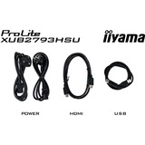 iiyama XUB2793HSU-B7, Monitor LED Nero (opaco)