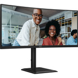 AOC CU34E4CV, Monitor LED Nero