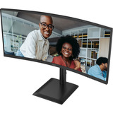 AOC CU34E4CV, Monitor LED Nero