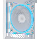 ASUS PRIME AP202 ARGB Mini Tower Bianco, Chassis Tower bianco, Mini Tower, PC, Bianco, micro ATX, Mini-ITX, Metallo, Gaming