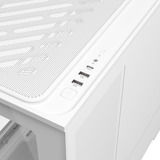 ASUS PRIME AP202 ARGB Mini Tower Bianco, Chassis Tower bianco, Mini Tower, PC, Bianco, micro ATX, Mini-ITX, Metallo, Gaming