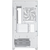 ASUS PRIME AP202 ARGB Mini Tower Bianco, Chassis Tower bianco, Mini Tower, PC, Bianco, micro ATX, Mini-ITX, Metallo, Gaming