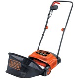 BLACK+DECKER GD300 Tagliaerba a spinta AC arancione /Nero, Tagliaerba a spinta, 30 cm, 2 mm, 8 mm, 2 - 8 mm, 30 L