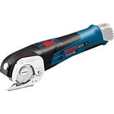 Bosch GUS 10,8 V-LI Professional , Forbici elettroniche blu, senza batteria, senza caricabatterie.