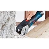 Bosch GUS 10,8 V-LI Professional , Forbici elettroniche blu, senza batteria, senza caricabatterie.