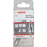 Bosch Punta a gradini HSS, Ø 6mm - Ø 37mm, PG7 - PG29, Trapano 