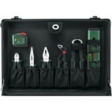 Bosch Set valigetta porta attrezzi con ruote, 119 pezzi, Set di strumenti Nero